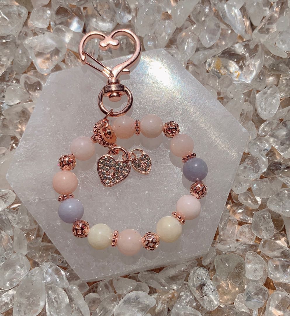 Rose gold cheap bag charm