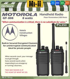 Motorola Walkie Talkie Handheld Radio 8 watts