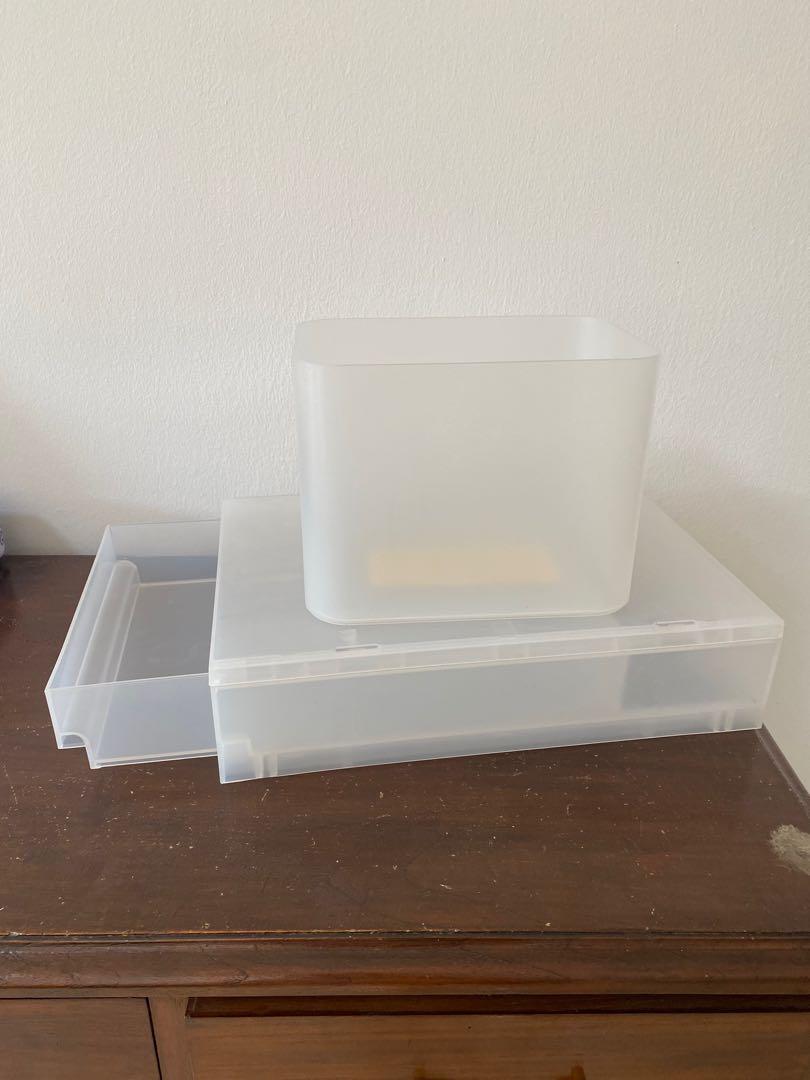 Muji organizer boxes, Furniture & Home Living, Home Improvement