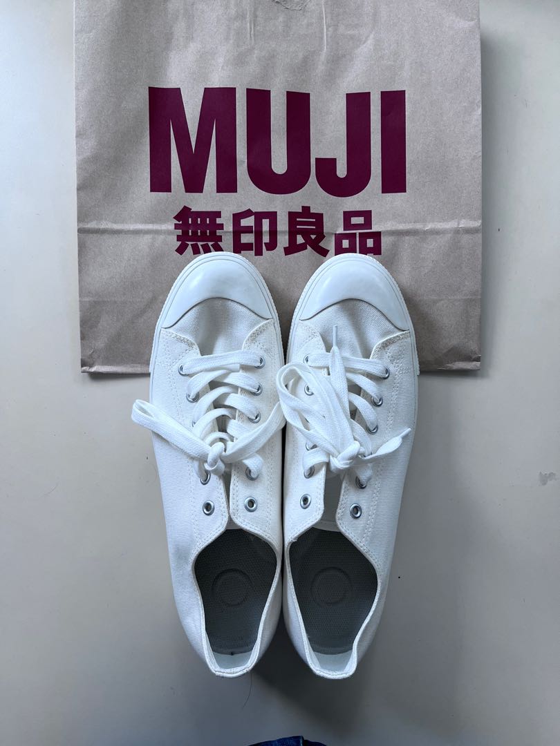 Muji White shoes Brand new Men s Fashion Footwear Casual shoes