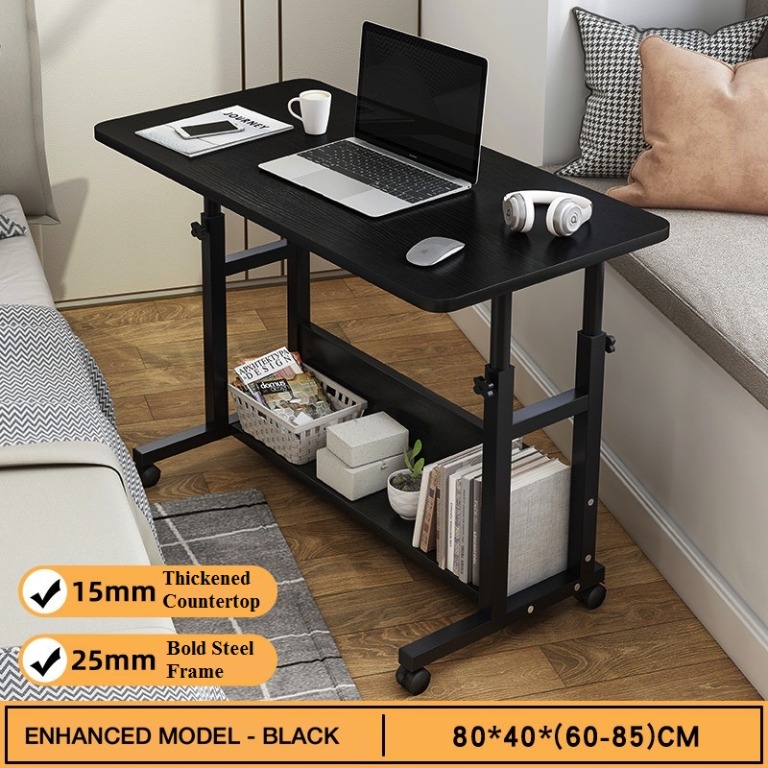 Multipurpose Portable Work & Study Table | Adjustable Height / Moveable ...