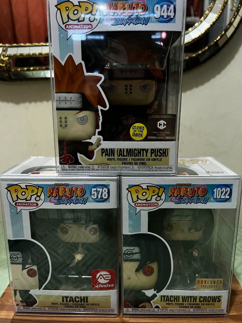 Naruto Funko Pop Itachi AE Exclusive 578, Itachi Box Lunch Exclusive