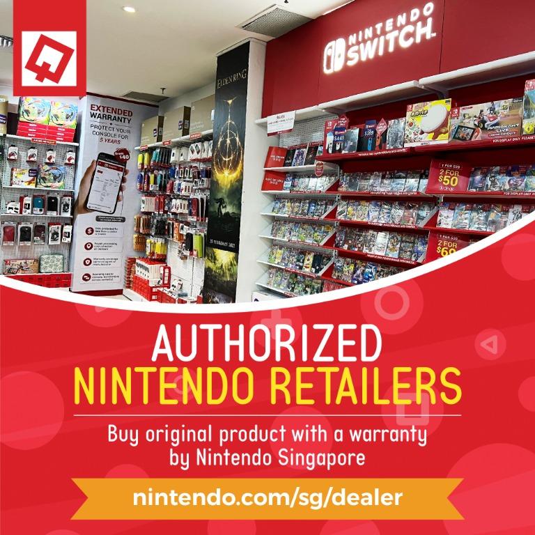 Nintendo authorized sale retailers