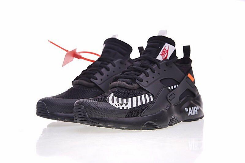 Huelga calidad aleatorio Nike Air Huarache x OFF-WHITE Ultra Black Running Shoes AA3841-009, Men's  Fashion, Footwear, Sneakers on Carousell