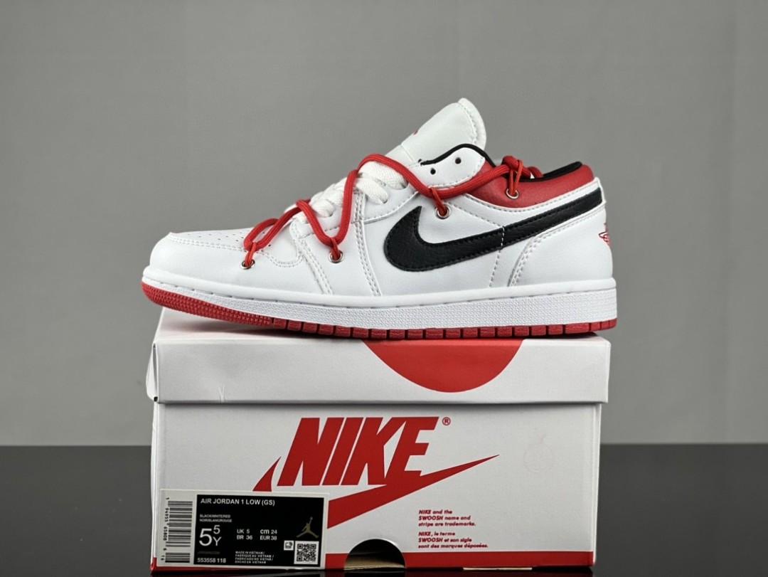 Air Jordan 1 Low Green Toe - 553558-371 - Restocks