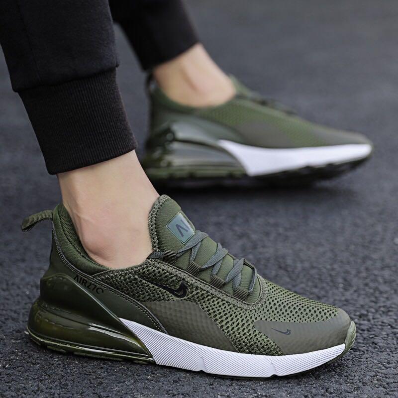 AIR MAX 270 [ARMY GREEN Men's Fashion, Sneakers on