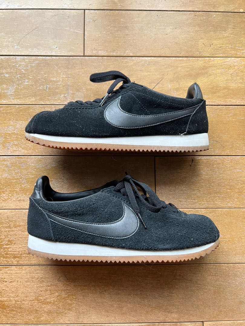 Nike cortez black online gum