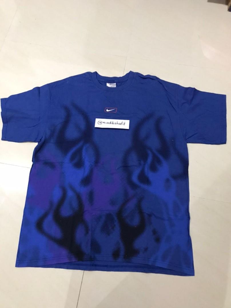 Nike flame vintage Men s Fashion Tops Sets Tshirts Polo Shirts on Carousell