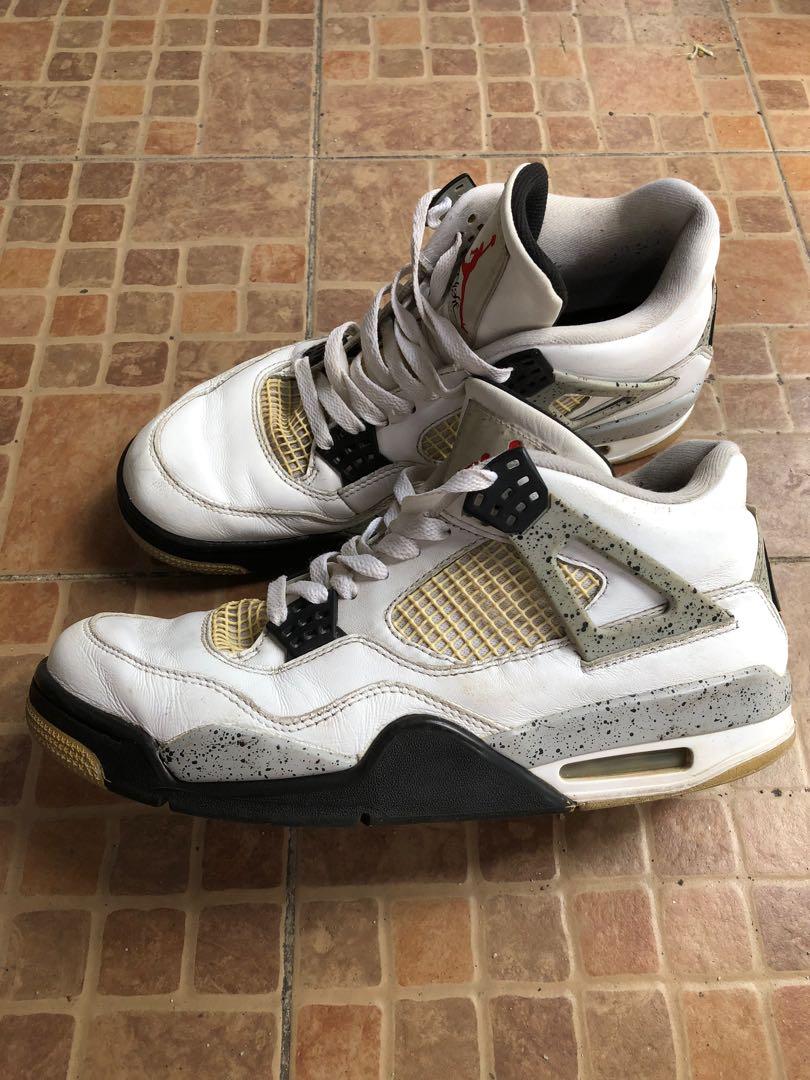 NIKE Jordan 4 Retro White Cement 2016