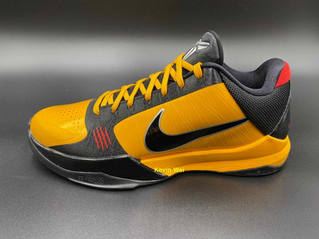 Nike Kobe V 5 Protro Bruce Lee 李小龍黃黑紅CD4991-700 籃球鞋US9.5