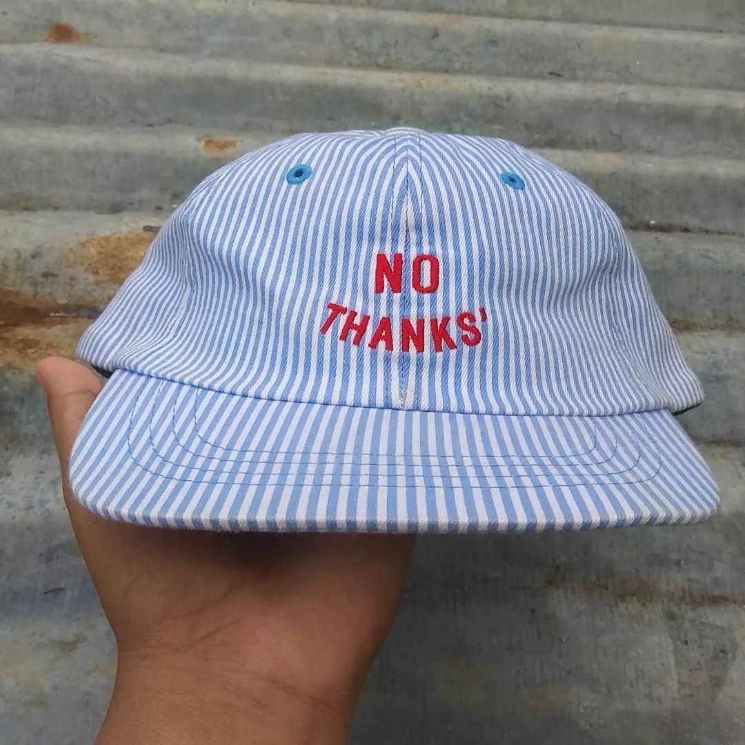 Thanks Stripe 6panel Cap, Fesyen Pria 