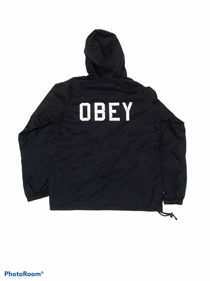 Obey Windbreaker, Men's Fashion, Coats 