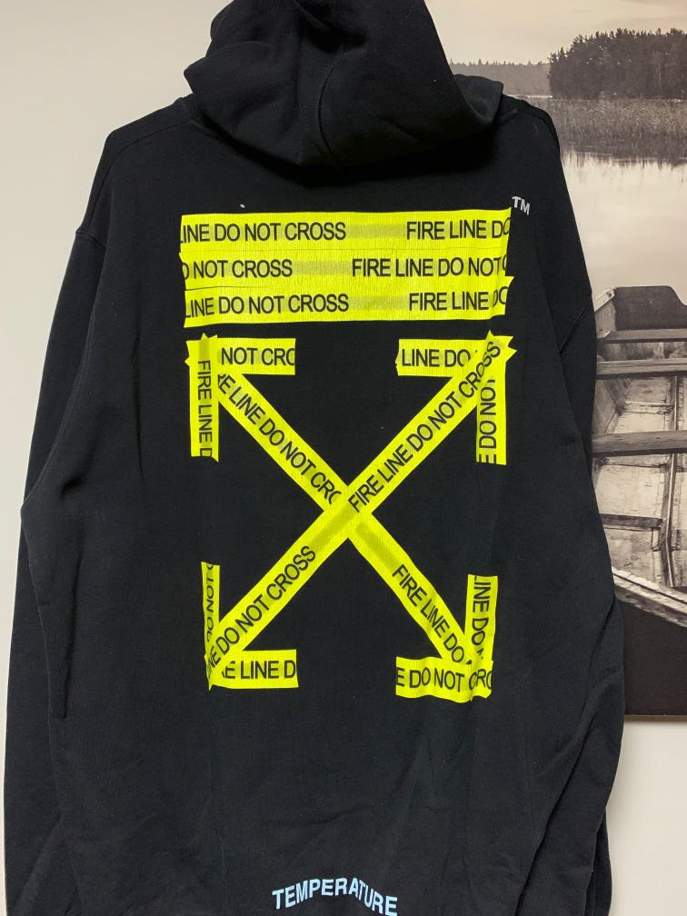 Off white hoodie discount do not cross