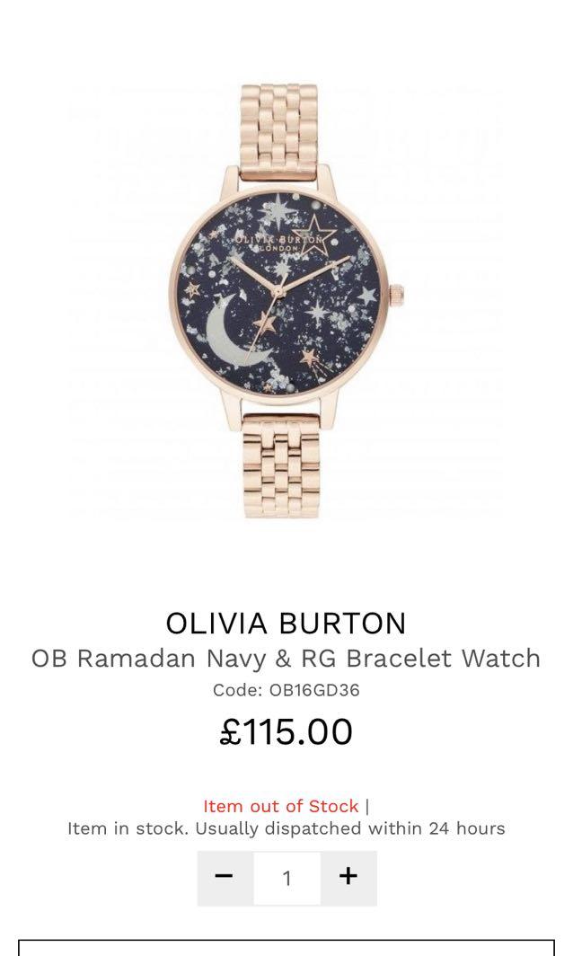 Olivia burton ramadan watch hot sale