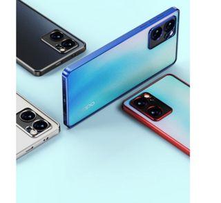 Oppo find x5 pro case cover sleeve blue metallic red