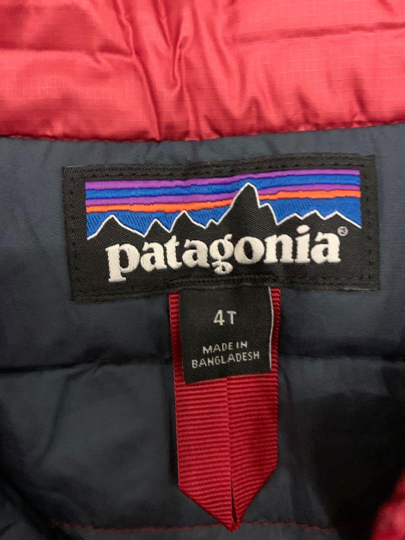 Patagonia kids down vest shop