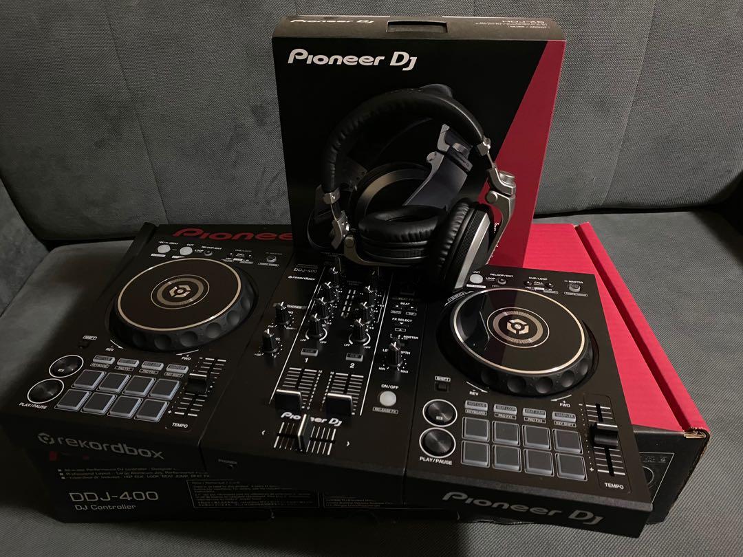 PIONEER DDJ 400 + HDJ X5 headset, Audio, Portable Music Players on