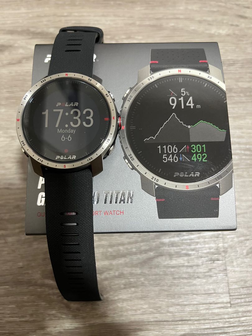 Polar Grit X Pro Titan, Mobile Phones & Gadgets, Wearables & Smart