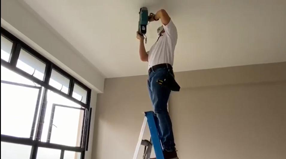 False Ceiling | Power Points | Wiring | Lightings and Fans Installation ...