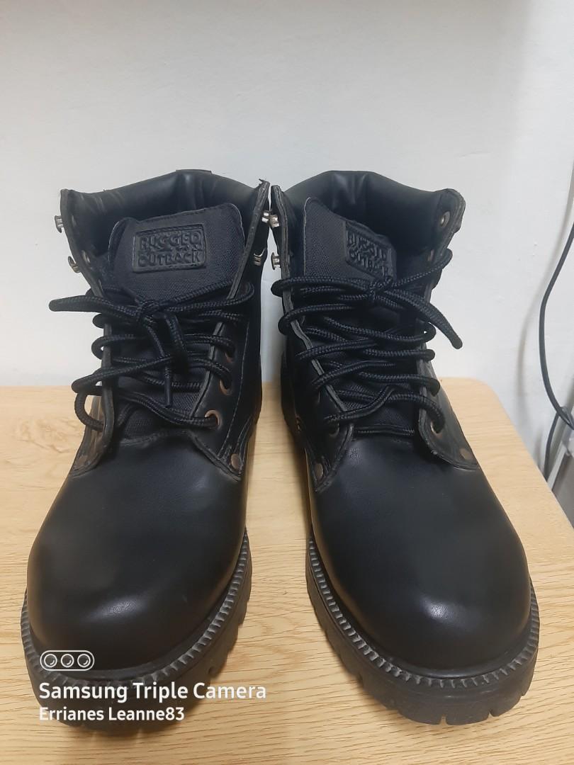 Rugged outback work boots discount