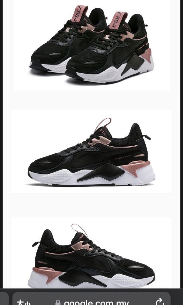 Puma rsx trophy rose hot sale gold