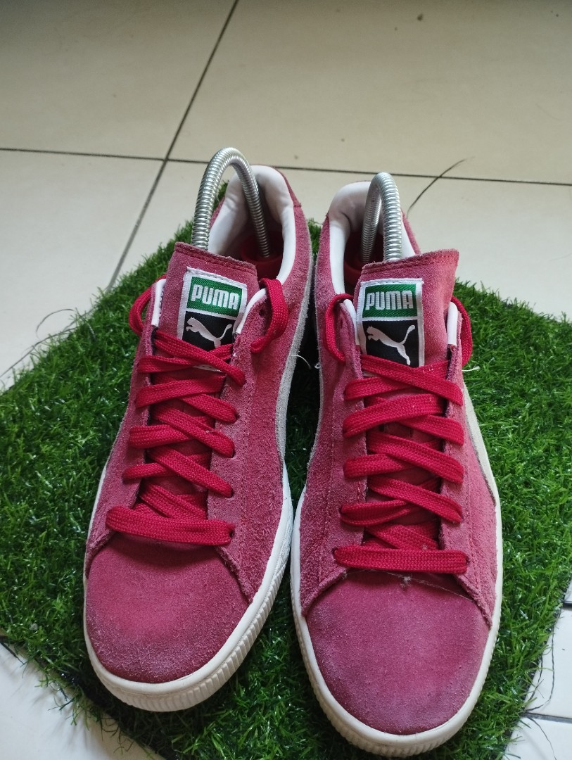 Puma suede merah best sale