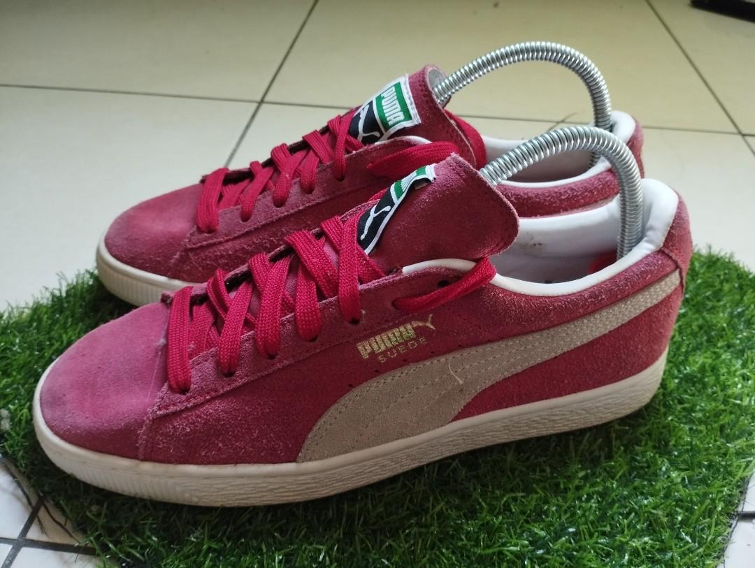 Puma suede merah top