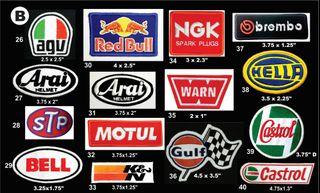 Racing  Sponsor  Jacket   Embroidered  Cloth  Patch-  Group A