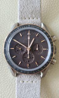 Rare OMEGA Speedmaster Apollo 11, 45th Anniversary Limited Edition in Titanium/Sedna gold.