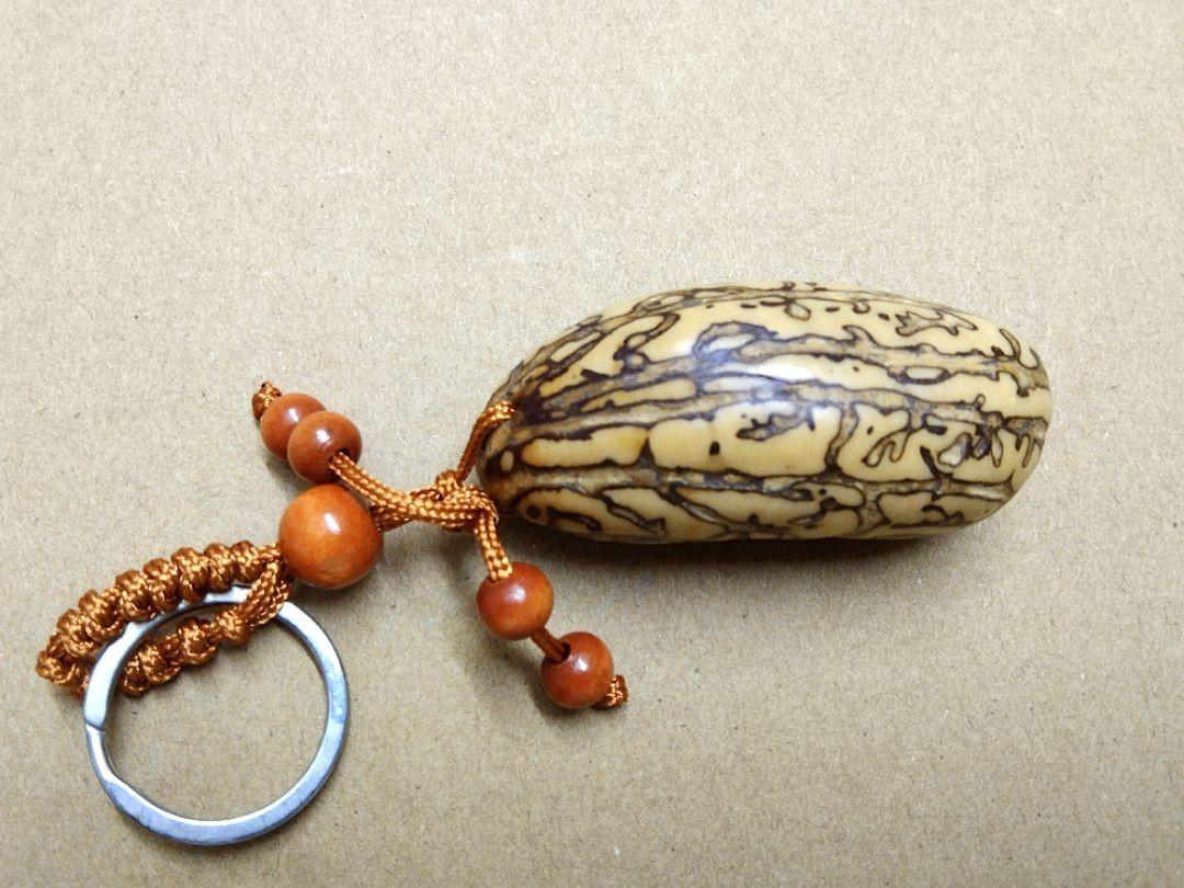 Rare Thousand Eyes Bodhi Seed Key Chain free delivery