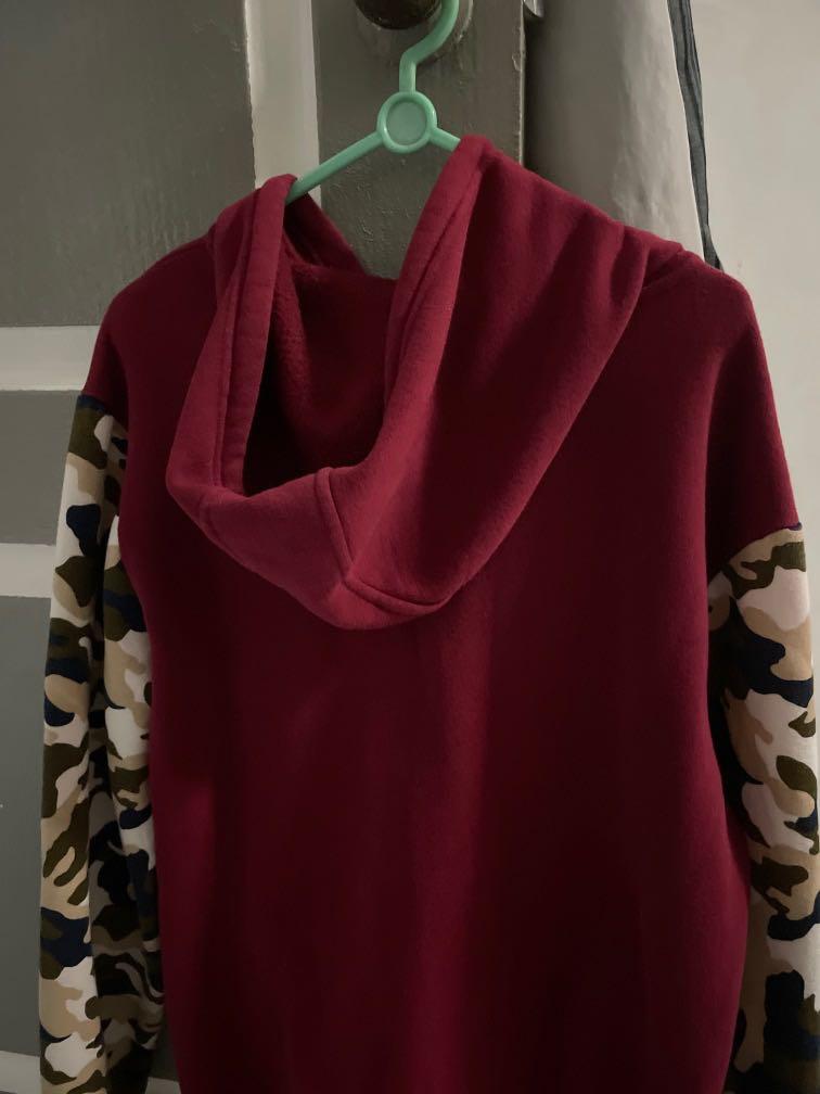 Red camo new arrivals hoodie mens