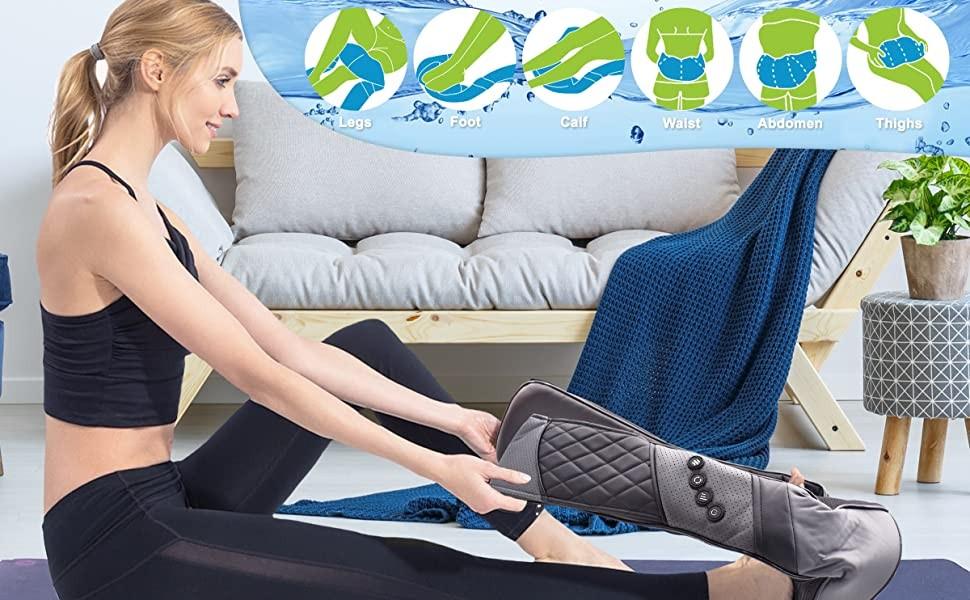 RESTECK - Neck & Back Massager With Heat Deep Tissue 3D Kneading Pillow  Shiatsu