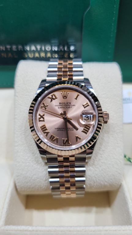 Rolex lady datejust hot sale 31mm rose gold