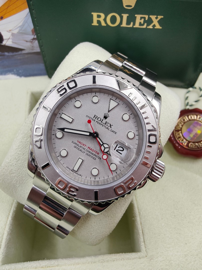 Rolex Yacht Master 16622 Full Set Luxury Watches on Carousell