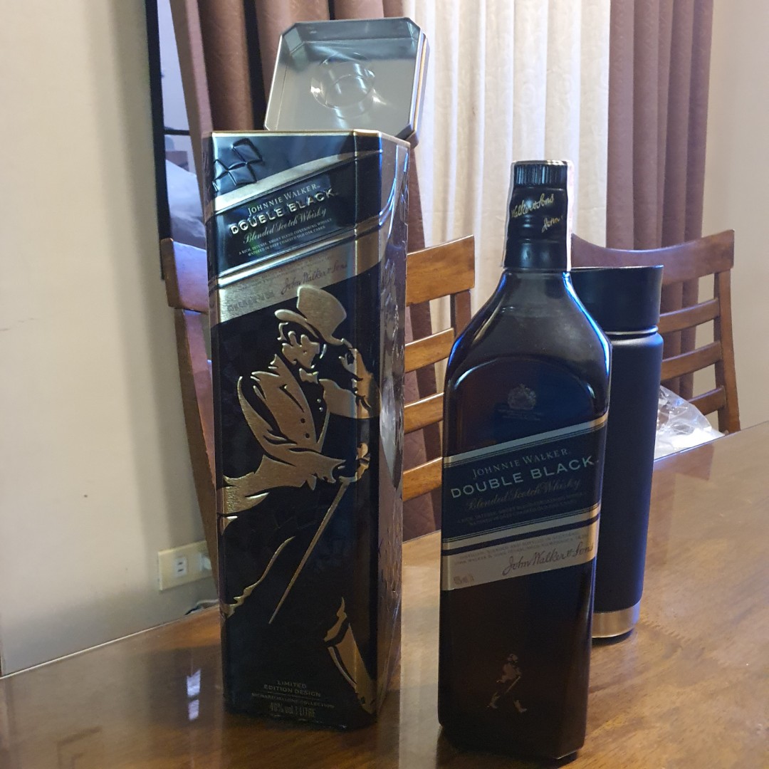 RUSH SALE! Johnnie Walker Double Black 1 liter, Food & Drinks ...