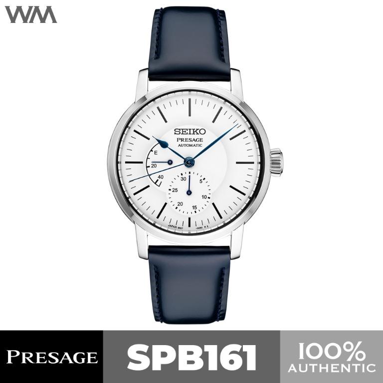 Seiko Presage Riki Enamel Dial Automatic Watch with Power Reserve SPB161  SPB161J1, Luxury, Watches on Carousell