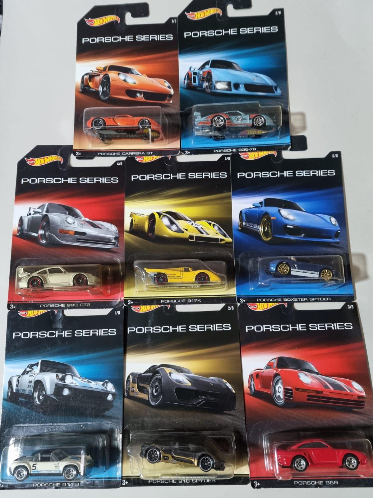 Hot wheels porsche series exclusive 8 car set new arrivals