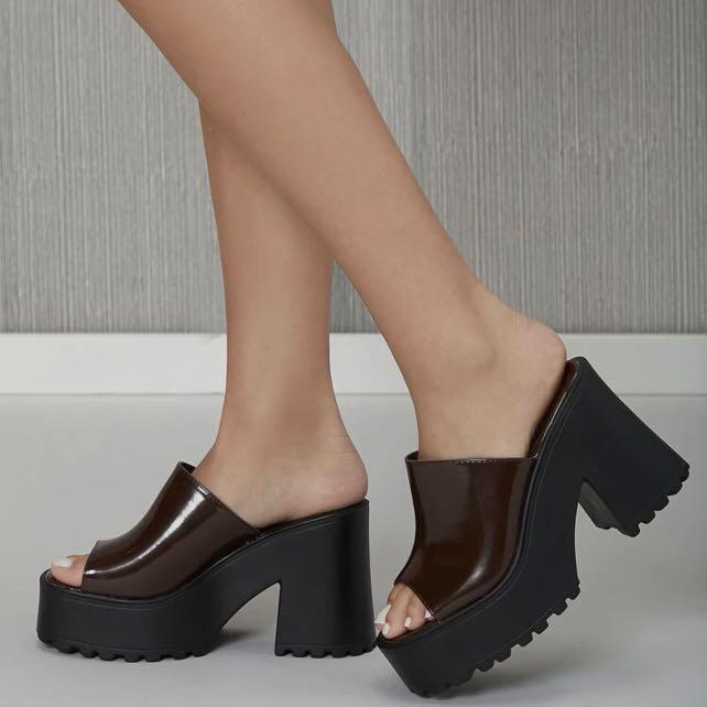 Chunky block new arrivals heels