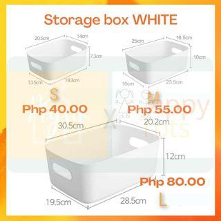 Storage box white
