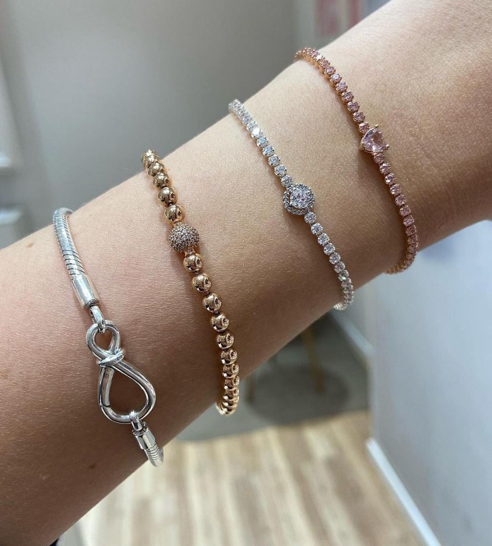 Pandora rose cheap gold tennis bracelet