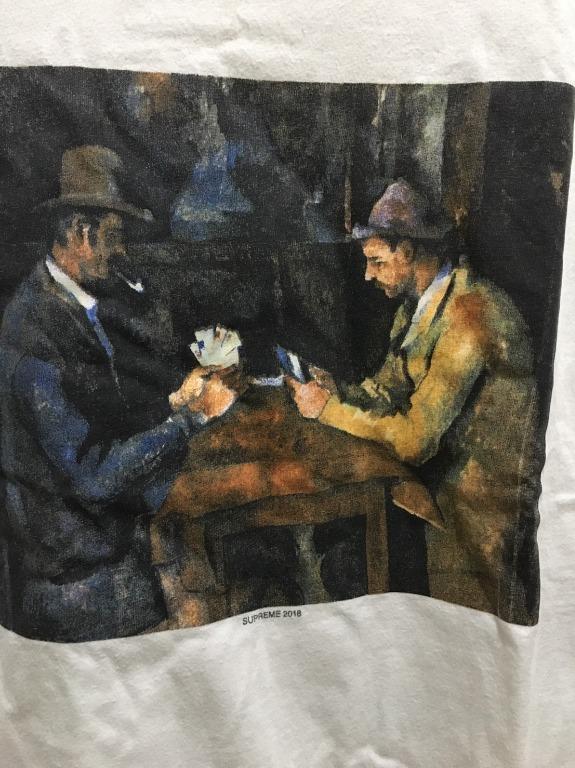 Supreme cards tee white top