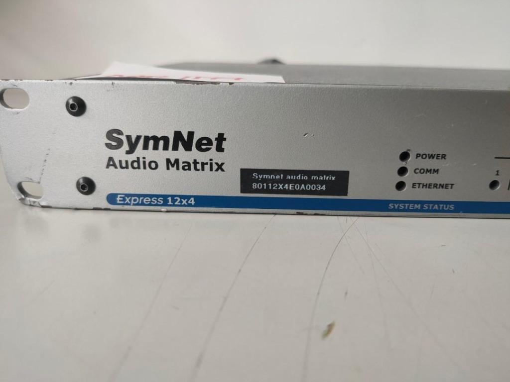 SymNet Express 12x4 Audio Matrix Switch for sale @$120 each (AAR 1177 ...