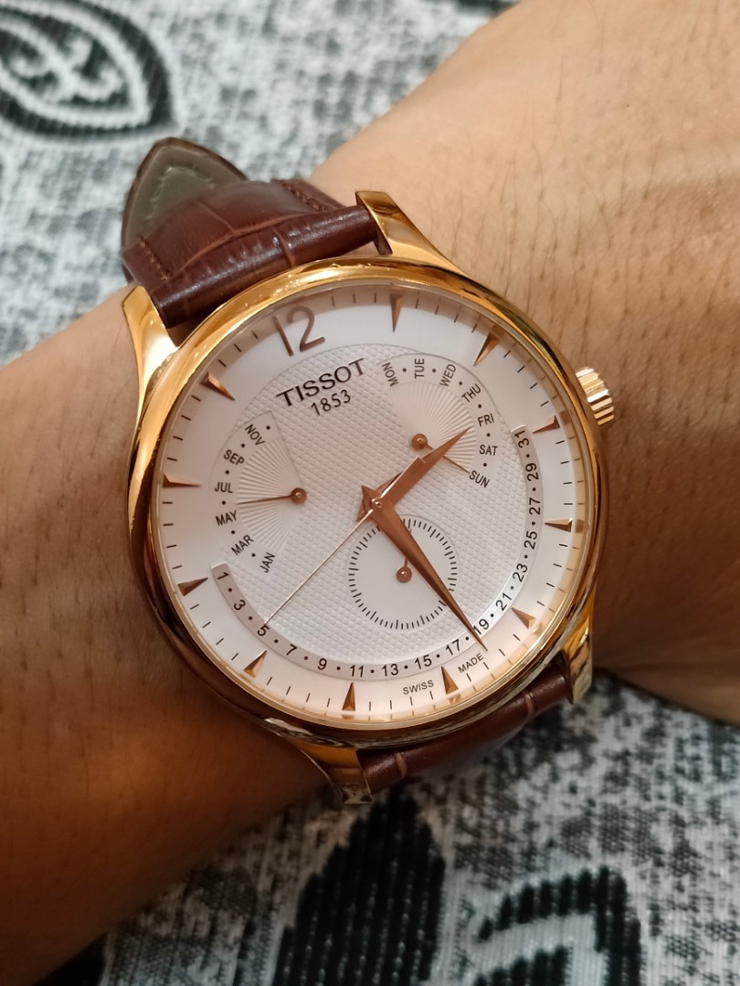TISSOT TRADITION PERPETUAL CALENDAR WATCH