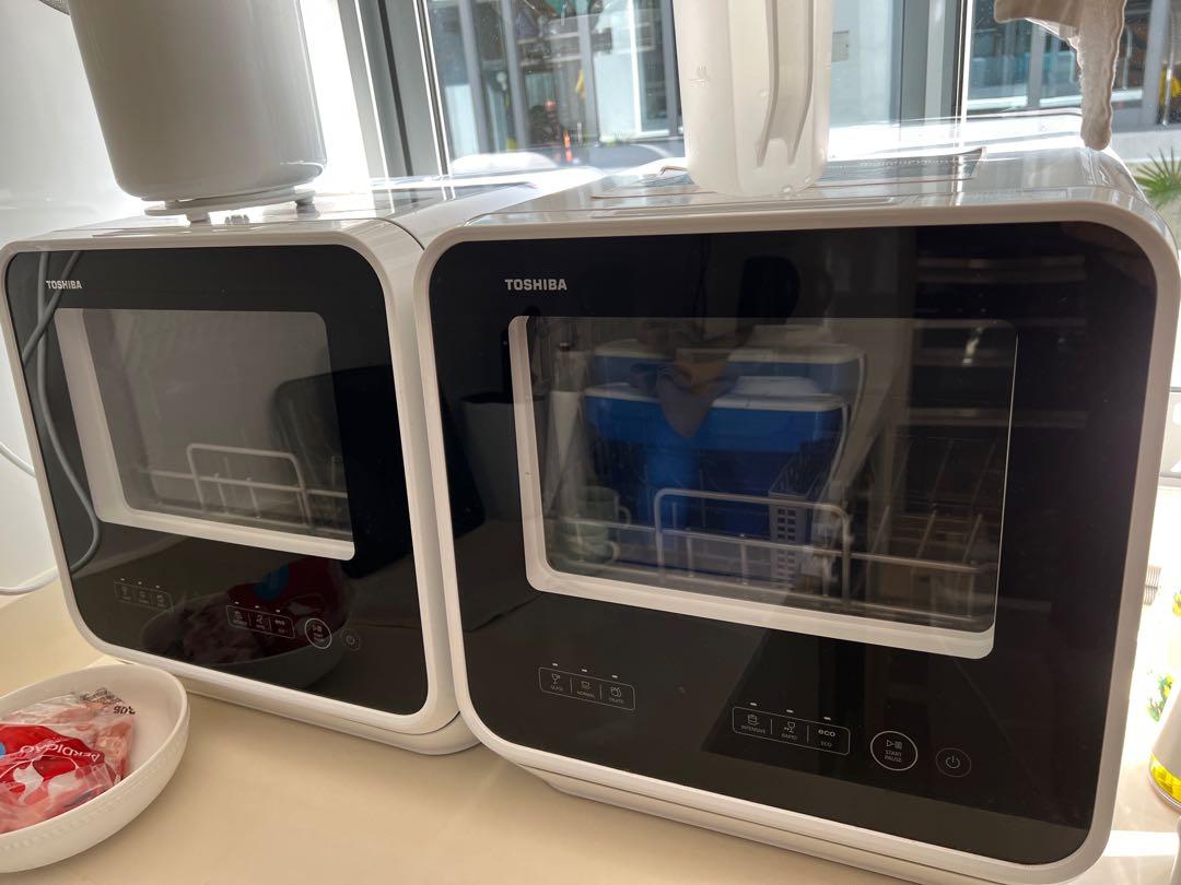 TOSHIBA DWS22ASG MINI 5L Portable Dishwasher, TV & Home Appliances