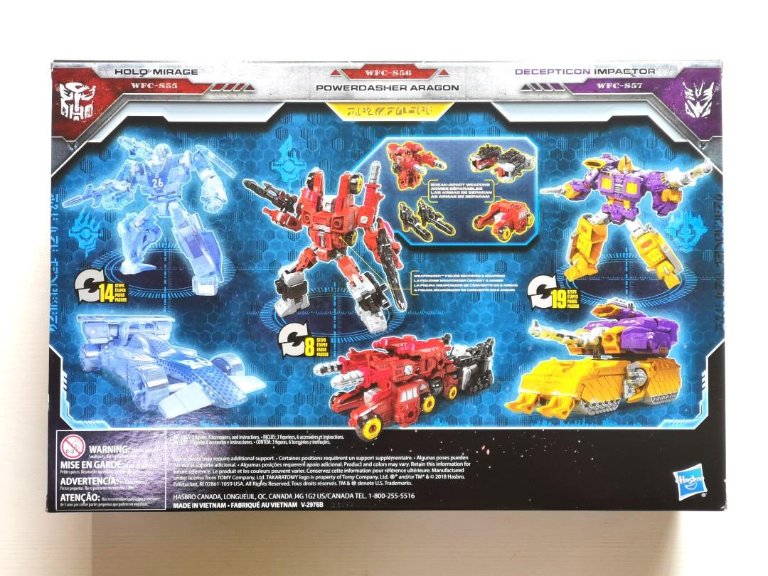 Transformers Siege Fan Vote Battle 3-pack - Holo Mirage Impactor Aragon Giftset Transformers Siege Fan Vote Battle 3-pack - Holo Mirage Impactor Aragon Giftset