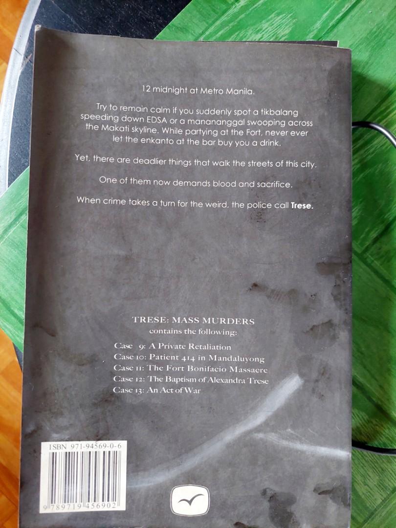 TRESE Mass Murders (Category: Storybooks) located in Manila. Submitted by greatbabystuff (Listing ID 1164882421, Image 2). Description: Some pages are loose but can be repaired..
