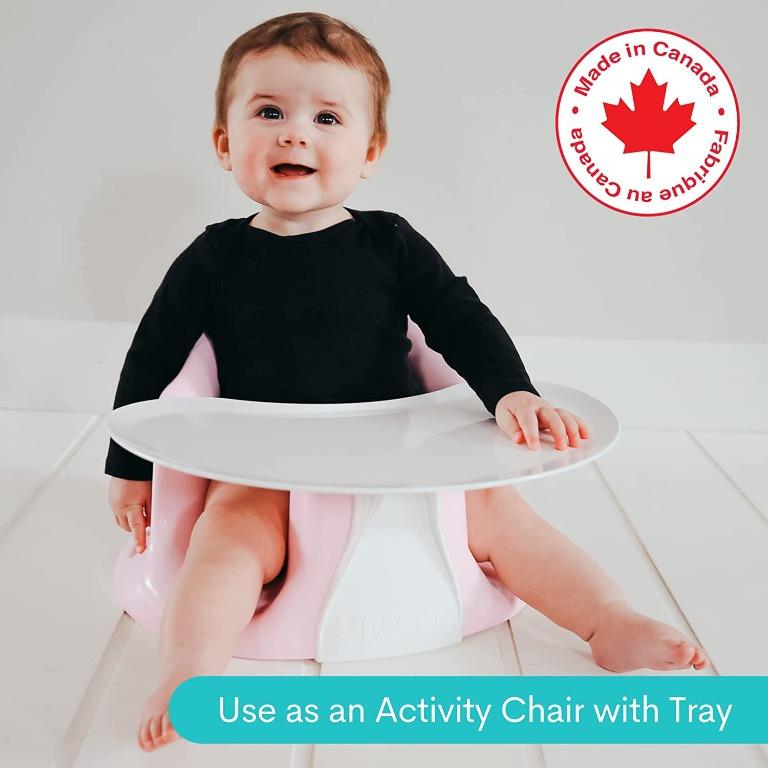 Upseat Baby Floor Seat Booster Chair for Sitting Up with Removable Tray