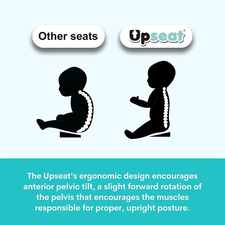 Upseat Baby Floor Seat Booster Chair for Sitting Up with Removable Tray
