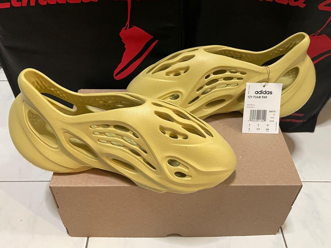 US9] Yeezy Foam Runner Sulfur, Men