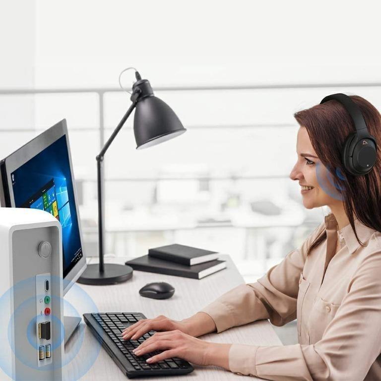 USB Bluetooth Adapter MiiLink for PC, Mini Bluetooth 5.0 Dongle for PC